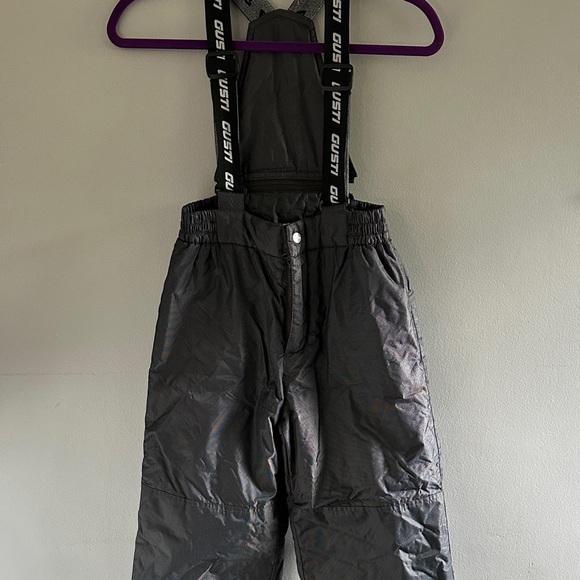 Gusti Kids Dark Gray Ski pants with Logo Straps - Picture 6 of 16